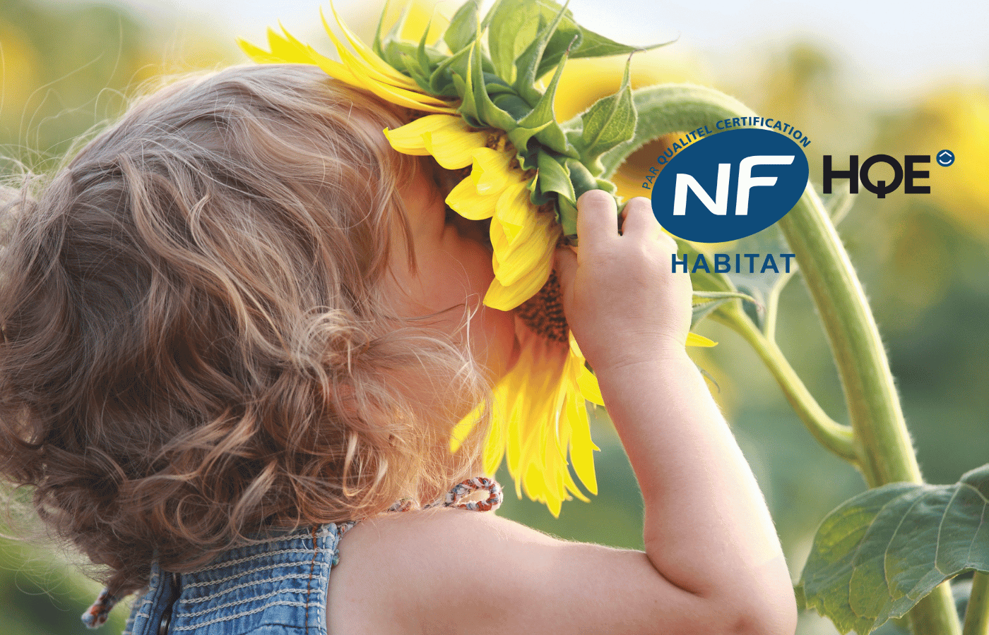 enfant et tournesol qualite de l air nf habitat haute qualite environnementale