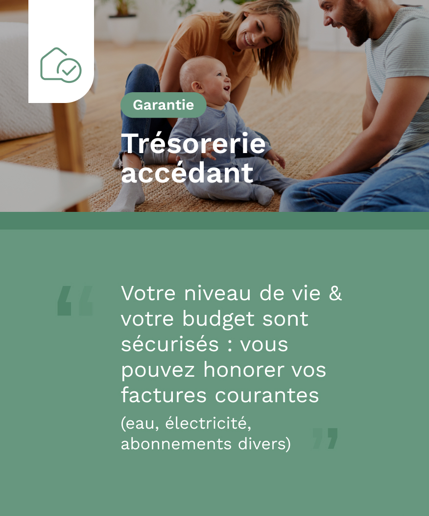 garantie tresorerie accedant niveau de vie et budget